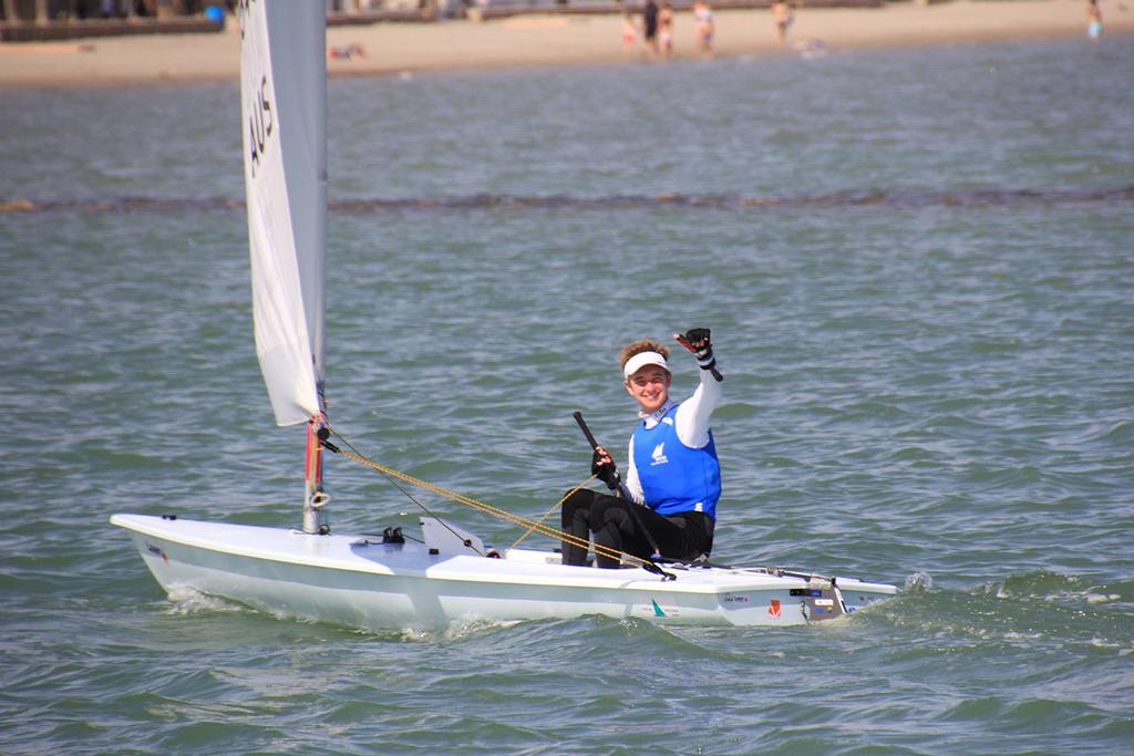 Jack Littlechild in action - Sail Sydney 2017 © Troy Cortis